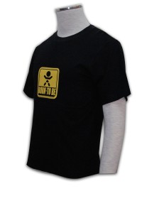 T141 t shirt 印刷 t shirt 批發 tee design  訂購T恤供應商公司     黑色